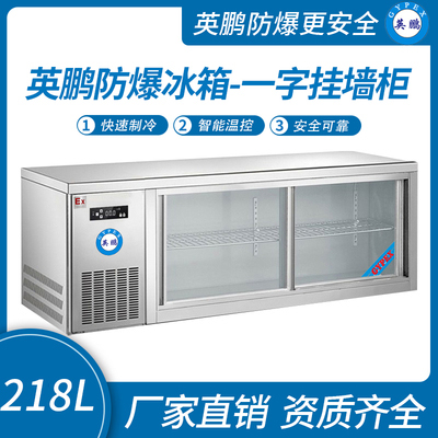 英鹏防爆冰箱-一字挂墙柜218L
