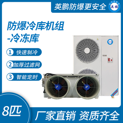 防爆冷库机组-冷冻库8匹